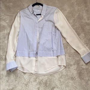 Vince Blue Button Down Sz 6